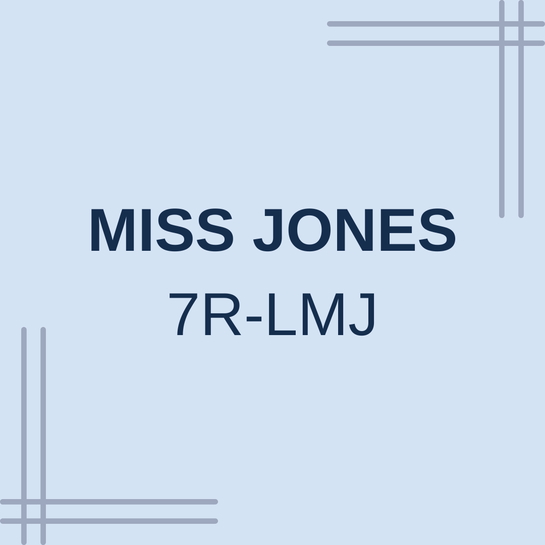 Miss Jones Welcome Video